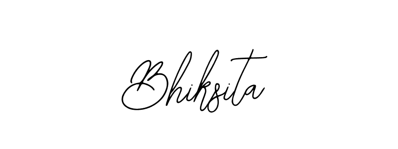 How to Draw Bhiksita signature style? Bearetta-2O07w is a latest design signature styles for name Bhiksita. Bhiksita signature style 12 images and pictures png