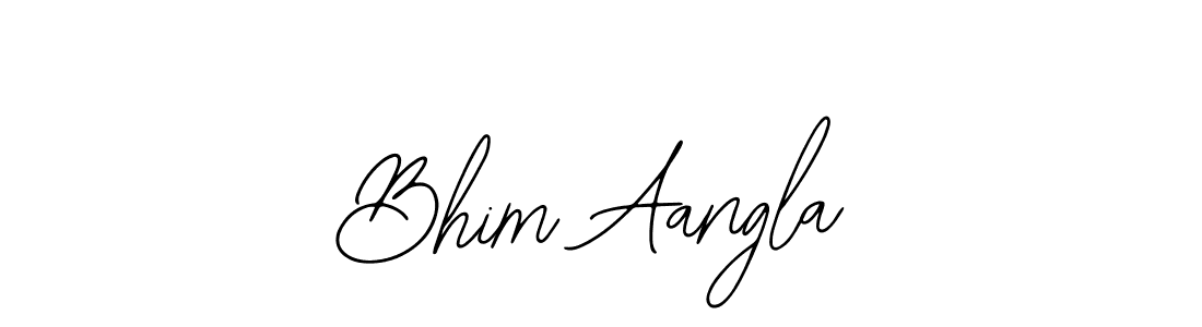 Make a beautiful signature design for name Bhim Aangla. With this signature (Bearetta-2O07w) style, you can create a handwritten signature for free. Bhim Aangla signature style 12 images and pictures png