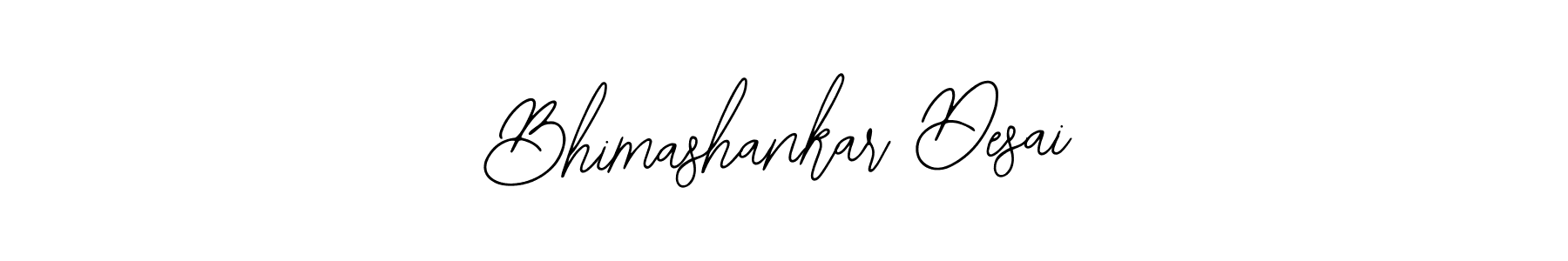 Make a beautiful signature design for name Bhimashankar Desai. Use this online signature maker to create a handwritten signature for free. Bhimashankar Desai signature style 12 images and pictures png