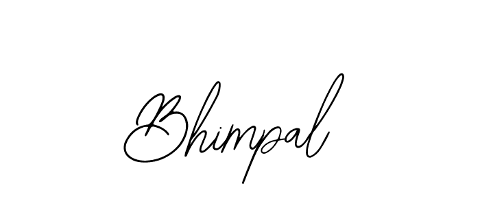 You should practise on your own different ways (Bearetta-2O07w) to write your name (Bhimpal) in signature. don't let someone else do it for you. Bhimpal signature style 12 images and pictures png