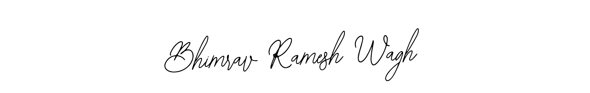 Make a beautiful signature design for name Bhimrav Ramesh Wagh. Use this online signature maker to create a handwritten signature for free. Bhimrav Ramesh Wagh signature style 12 images and pictures png