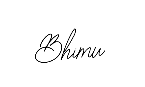 Use a signature maker to create a handwritten signature online. With this signature software, you can design (Bearetta-2O07w) your own signature for name Bhimu. Bhimu signature style 12 images and pictures png