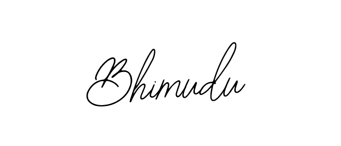 Use a signature maker to create a handwritten signature online. With this signature software, you can design (Bearetta-2O07w) your own signature for name Bhimudu. Bhimudu signature style 12 images and pictures png