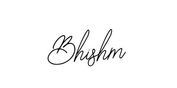 How to Draw Bhishm signature style? Bearetta-2O07w is a latest design signature styles for name Bhishm. Bhishm signature style 12 images and pictures png