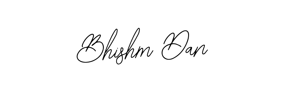 Create a beautiful signature design for name Bhishm Dan. With this signature (Bearetta-2O07w) fonts, you can make a handwritten signature for free. Bhishm Dan signature style 12 images and pictures png