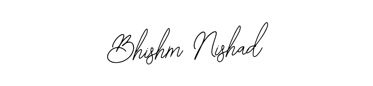 It looks lik you need a new signature style for name Bhishm Nishad. Design unique handwritten (Bearetta-2O07w) signature with our free signature maker in just a few clicks. Bhishm Nishad signature style 12 images and pictures png