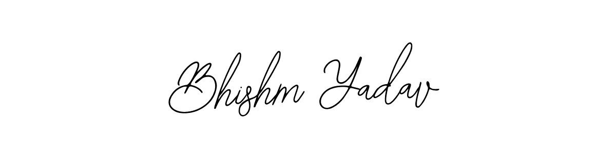 How to Draw Bhishm Yadav signature style? Bearetta-2O07w is a latest design signature styles for name Bhishm Yadav. Bhishm Yadav signature style 12 images and pictures png