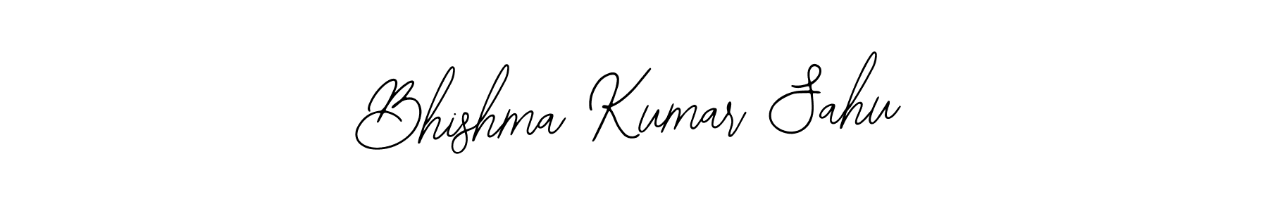 Use a signature maker to create a handwritten signature online. With this signature software, you can design (Bearetta-2O07w) your own signature for name Bhishma Kumar Sahu. Bhishma Kumar Sahu signature style 12 images and pictures png