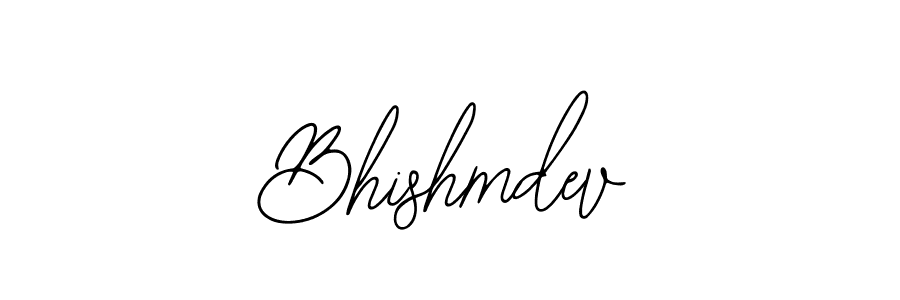 Use a signature maker to create a handwritten signature online. With this signature software, you can design (Bearetta-2O07w) your own signature for name Bhishmdev. Bhishmdev signature style 12 images and pictures png