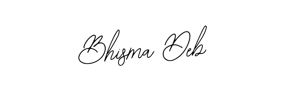You should practise on your own different ways (Bearetta-2O07w) to write your name (Bhisma Deb) in signature. don't let someone else do it for you. Bhisma Deb signature style 12 images and pictures png