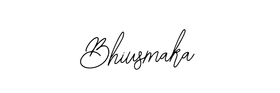 Create a beautiful signature design for name Bhiusmaka. With this signature (Bearetta-2O07w) fonts, you can make a handwritten signature for free. Bhiusmaka signature style 12 images and pictures png