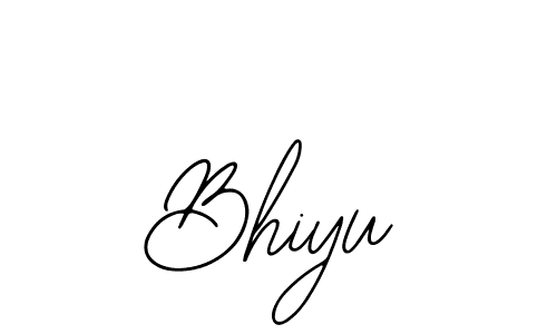 Use a signature maker to create a handwritten signature online. With this signature software, you can design (Bearetta-2O07w) your own signature for name Bhiyu. Bhiyu signature style 12 images and pictures png