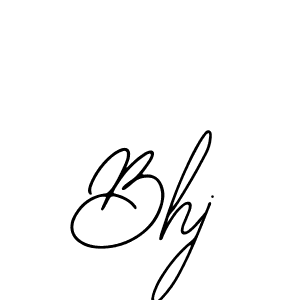 The best way (Bearetta-2O07w) to make a short signature is to pick only two or three words in your name. The name Bhj include a total of six letters. For converting this name. Bhj signature style 12 images and pictures png