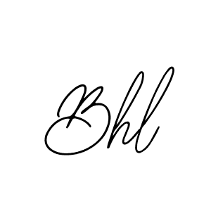 Also You can easily find your signature by using the search form. We will create Bhl name handwritten signature images for you free of cost using Bearetta-2O07w sign style. Bhl signature style 12 images and pictures png