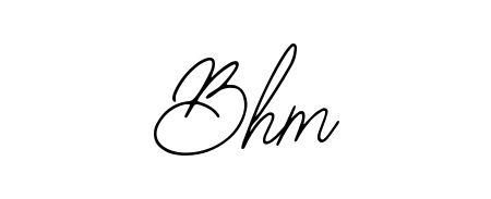 Make a short Bhm signature style. Manage your documents anywhere anytime using Bearetta-2O07w. Create and add eSignatures, submit forms, share and send files easily. Bhm signature style 12 images and pictures png