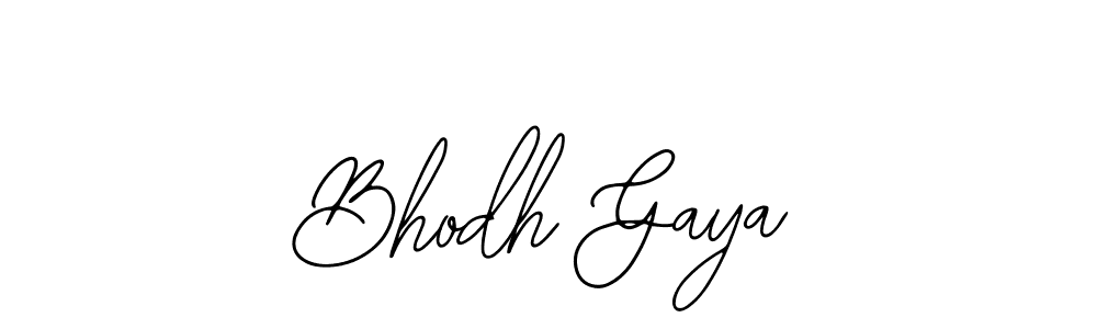 How to make Bhodh Gaya signature? Bearetta-2O07w is a professional autograph style. Create handwritten signature for Bhodh Gaya name. Bhodh Gaya signature style 12 images and pictures png