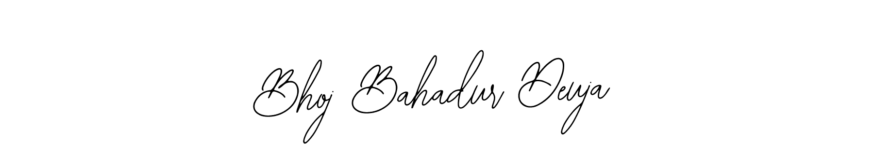 Use a signature maker to create a handwritten signature online. With this signature software, you can design (Bearetta-2O07w) your own signature for name Bhoj Bahadur Deuja. Bhoj Bahadur Deuja signature style 12 images and pictures png