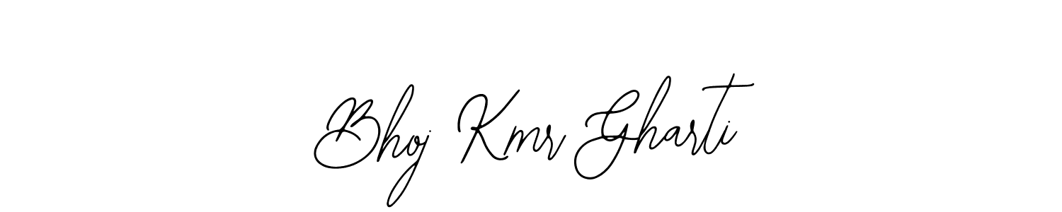 Design your own signature with our free online signature maker. With this signature software, you can create a handwritten (Bearetta-2O07w) signature for name Bhoj Kmr Gharti. Bhoj Kmr Gharti signature style 12 images and pictures png