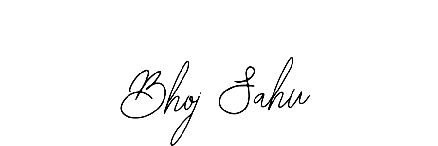 Make a beautiful signature design for name Bhoj Sahu. With this signature (Bearetta-2O07w) style, you can create a handwritten signature for free. Bhoj Sahu signature style 12 images and pictures png
