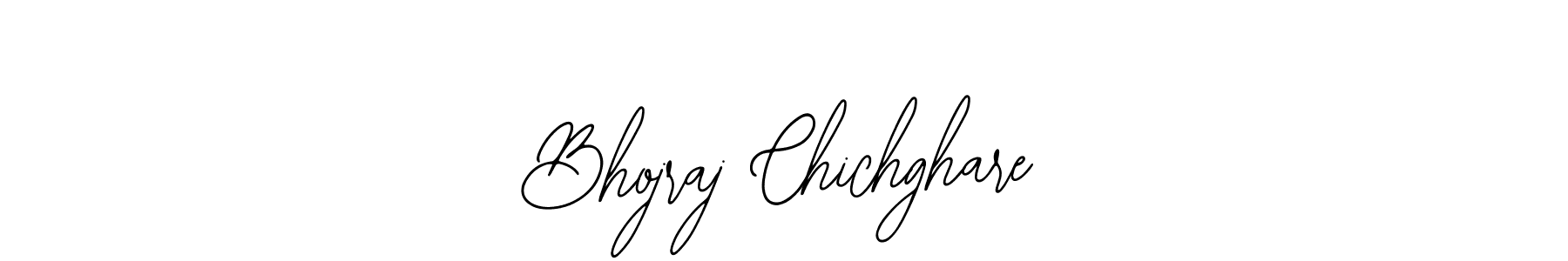 How to make Bhojraj Chichghare name signature. Use Bearetta-2O07w style for creating short signs online. This is the latest handwritten sign. Bhojraj Chichghare signature style 12 images and pictures png