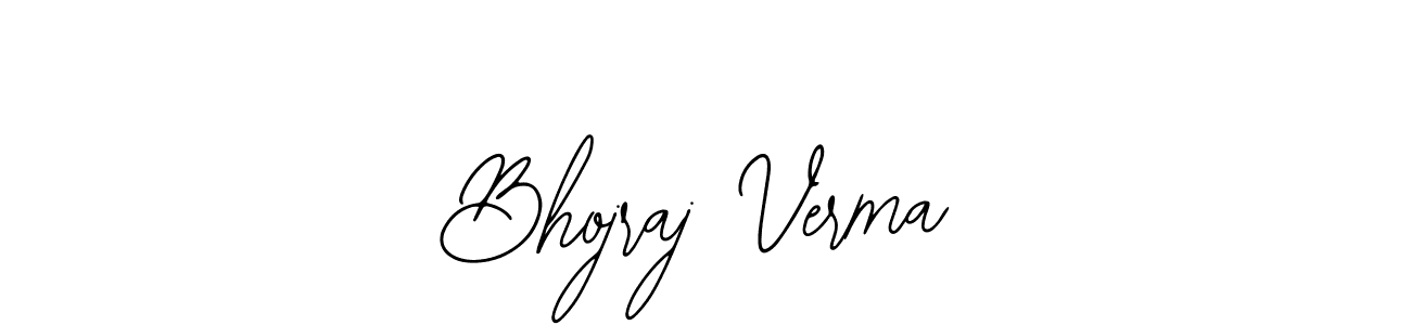 How to make Bhojraj Verma name signature. Use Bearetta-2O07w style for creating short signs online. This is the latest handwritten sign. Bhojraj Verma signature style 12 images and pictures png