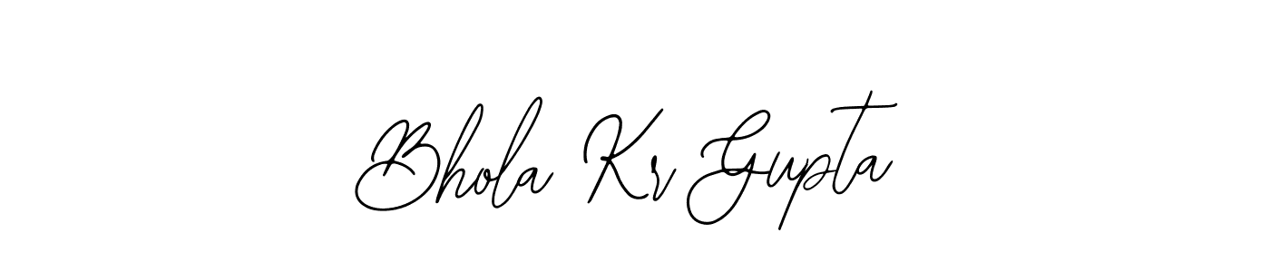 if you are searching for the best signature style for your name Bhola Kr Gupta. so please give up your signature search. here we have designed multiple signature styles  using Bearetta-2O07w. Bhola Kr Gupta signature style 12 images and pictures png