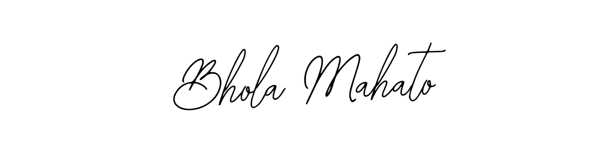 Use a signature maker to create a handwritten signature online. With this signature software, you can design (Bearetta-2O07w) your own signature for name Bhola Mahato. Bhola Mahato signature style 12 images and pictures png