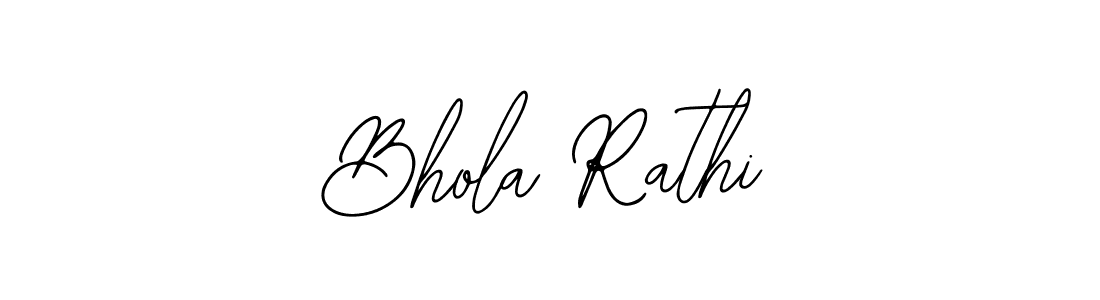 Design your own signature with our free online signature maker. With this signature software, you can create a handwritten (Bearetta-2O07w) signature for name Bhola Rathi. Bhola Rathi signature style 12 images and pictures png