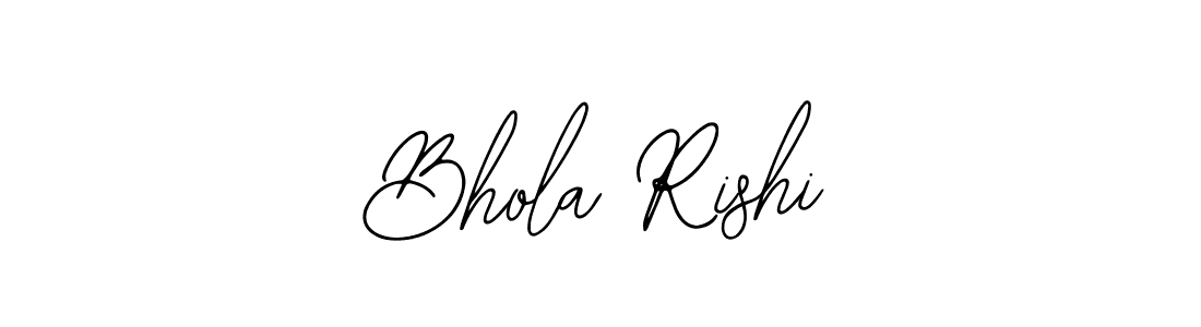 Bearetta-2O07w is a professional signature style that is perfect for those who want to add a touch of class to their signature. It is also a great choice for those who want to make their signature more unique. Get Bhola Rishi name to fancy signature for free. Bhola Rishi signature style 12 images and pictures png