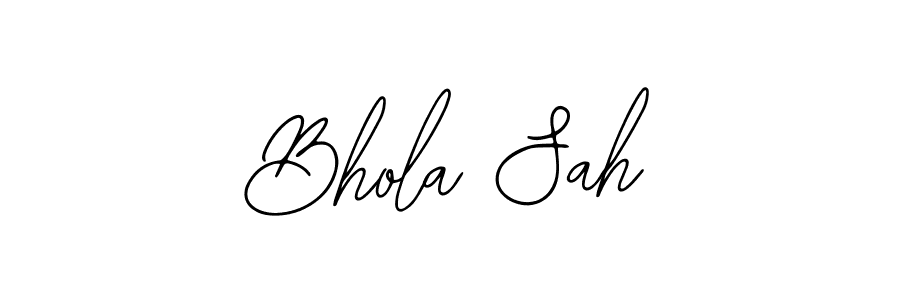 How to make Bhola Sah signature? Bearetta-2O07w is a professional autograph style. Create handwritten signature for Bhola Sah name. Bhola Sah signature style 12 images and pictures png