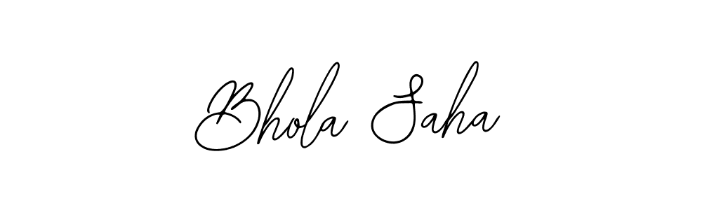Similarly Bearetta-2O07w is the best handwritten signature design. Signature creator online .You can use it as an online autograph creator for name Bhola Saha. Bhola Saha signature style 12 images and pictures png