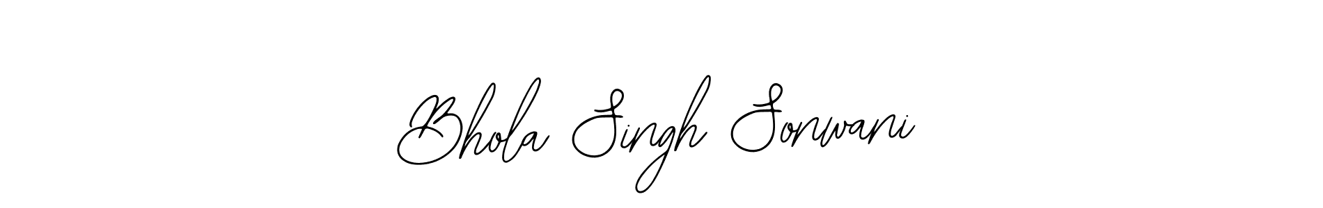 Make a short Bhola Singh Sonwani signature style. Manage your documents anywhere anytime using Bearetta-2O07w. Create and add eSignatures, submit forms, share and send files easily. Bhola Singh Sonwani signature style 12 images and pictures png