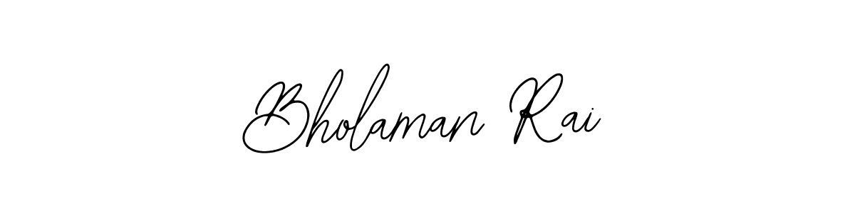 The best way (Bearetta-2O07w) to make a short signature is to pick only two or three words in your name. The name Bholaman Rai include a total of six letters. For converting this name. Bholaman Rai signature style 12 images and pictures png