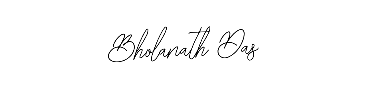 You should practise on your own different ways (Bearetta-2O07w) to write your name (Bholanath Das) in signature. don't let someone else do it for you. Bholanath Das signature style 12 images and pictures png