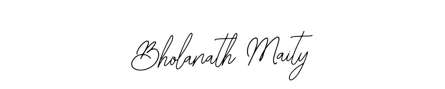 How to make Bholanath Maity name signature. Use Bearetta-2O07w style for creating short signs online. This is the latest handwritten sign. Bholanath Maity signature style 12 images and pictures png