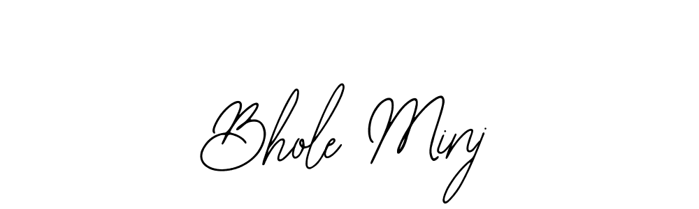 See photos of Bhole Minj official signature by Spectra . Check more albums & portfolios. Read reviews & check more about Bearetta-2O07w font. Bhole Minj signature style 12 images and pictures png