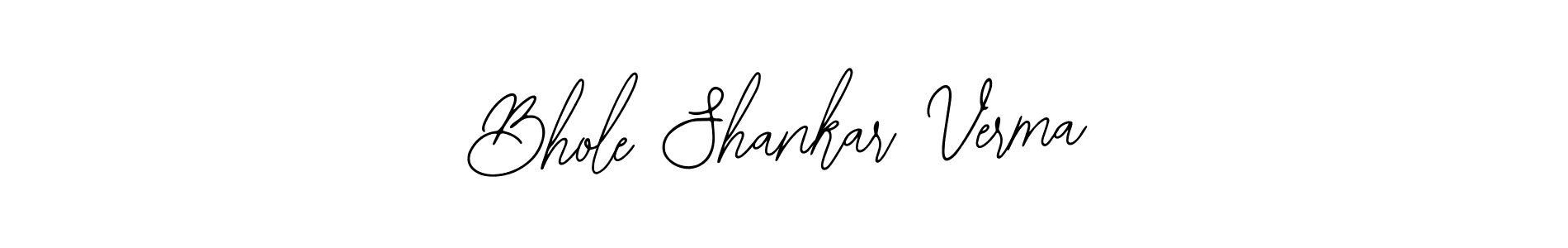 Make a beautiful signature design for name Bhole Shankar Verma. Use this online signature maker to create a handwritten signature for free. Bhole Shankar Verma signature style 12 images and pictures png