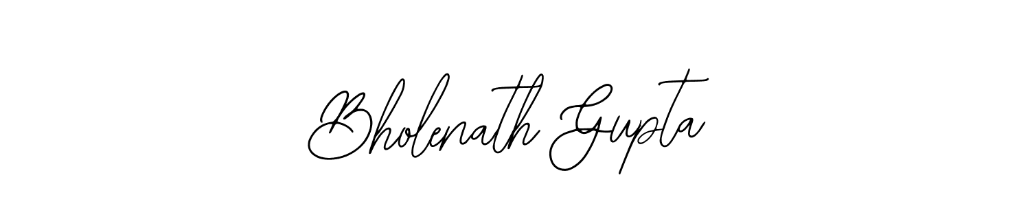 Make a beautiful signature design for name Bholenath Gupta. With this signature (Bearetta-2O07w) style, you can create a handwritten signature for free. Bholenath Gupta signature style 12 images and pictures png