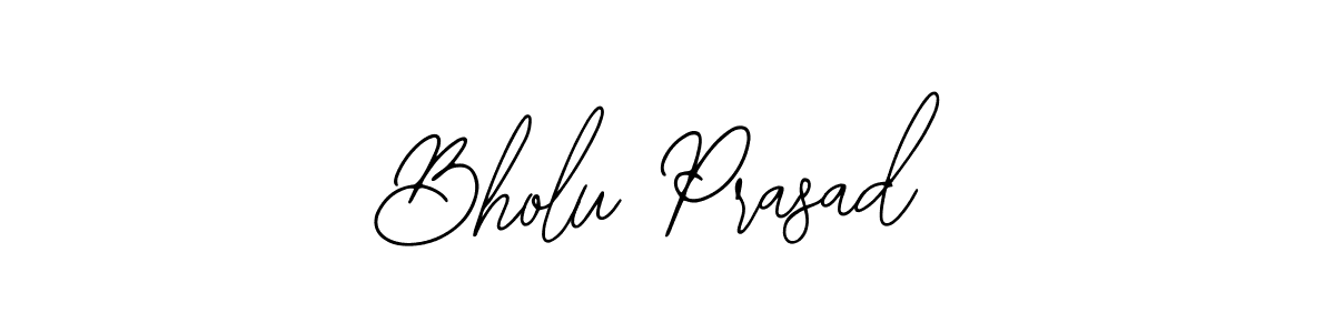 This is the best signature style for the Bholu Prasad name. Also you like these signature font (Bearetta-2O07w). Mix name signature. Bholu Prasad signature style 12 images and pictures png