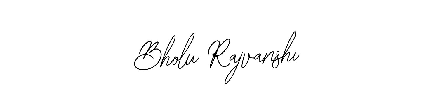 Make a beautiful signature design for name Bholu Rajvanshi. With this signature (Bearetta-2O07w) style, you can create a handwritten signature for free. Bholu Rajvanshi signature style 12 images and pictures png