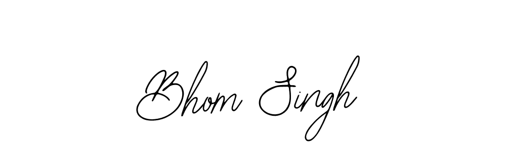 How to Draw Bhom Singh signature style? Bearetta-2O07w is a latest design signature styles for name Bhom Singh. Bhom Singh signature style 12 images and pictures png