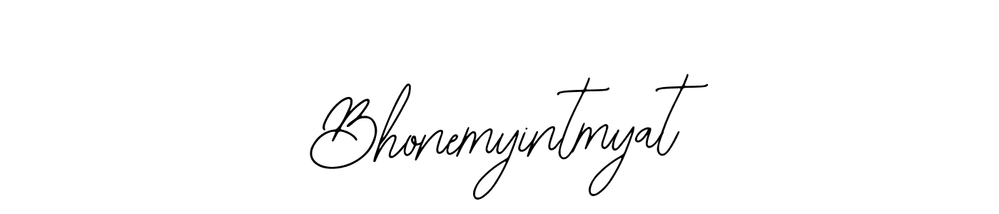 Here are the top 10 professional signature styles for the name Bhonemyintmyat. These are the best autograph styles you can use for your name. Bhonemyintmyat signature style 12 images and pictures png