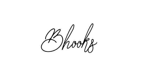 Design your own signature with our free online signature maker. With this signature software, you can create a handwritten (Bearetta-2O07w) signature for name Bhooks. Bhooks signature style 12 images and pictures png