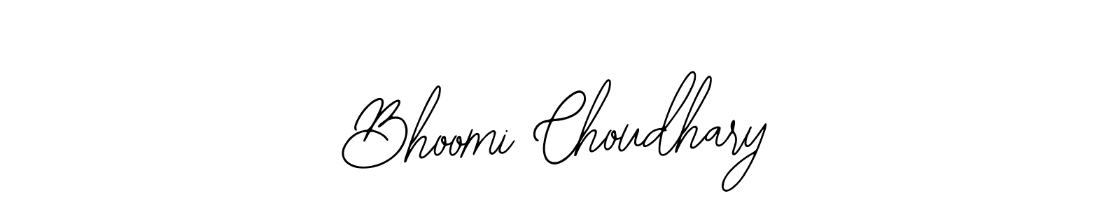 You should practise on your own different ways (Bearetta-2O07w) to write your name (Bhoomi Choudhary) in signature. don't let someone else do it for you. Bhoomi Choudhary signature style 12 images and pictures png