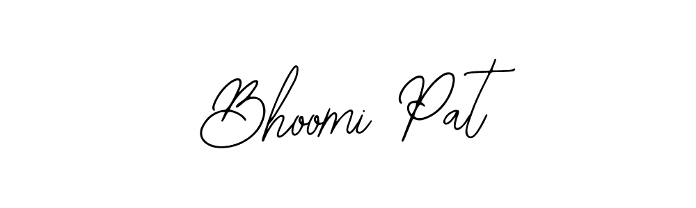 Design your own signature with our free online signature maker. With this signature software, you can create a handwritten (Bearetta-2O07w) signature for name Bhoomi Pat. Bhoomi Pat signature style 12 images and pictures png