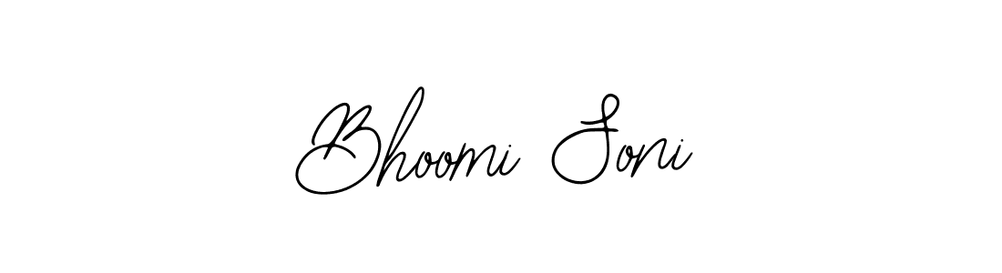 How to make Bhoomi Soni signature? Bearetta-2O07w is a professional autograph style. Create handwritten signature for Bhoomi Soni name. Bhoomi Soni signature style 12 images and pictures png