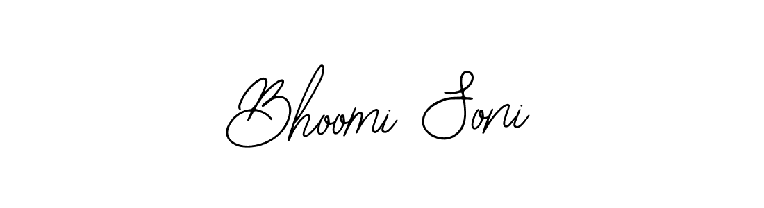 How to make Bhoomi Soni signature? Bearetta-2O07w is a professional autograph style. Create handwritten signature for Bhoomi Soni name. Bhoomi Soni signature style 12 images and pictures png