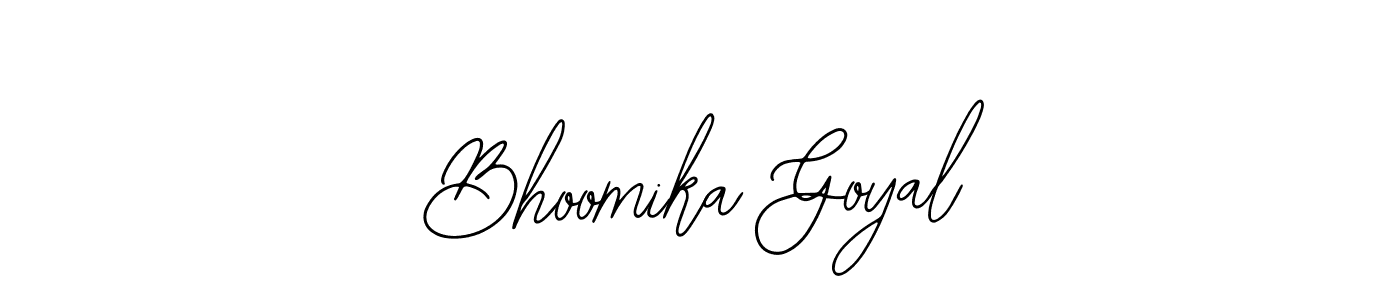 Similarly Bearetta-2O07w is the best handwritten signature design. Signature creator online .You can use it as an online autograph creator for name Bhoomika Goyal. Bhoomika Goyal signature style 12 images and pictures png