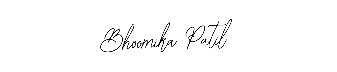 Make a beautiful signature design for name Bhoomika Patil. Use this online signature maker to create a handwritten signature for free. Bhoomika Patil signature style 12 images and pictures png