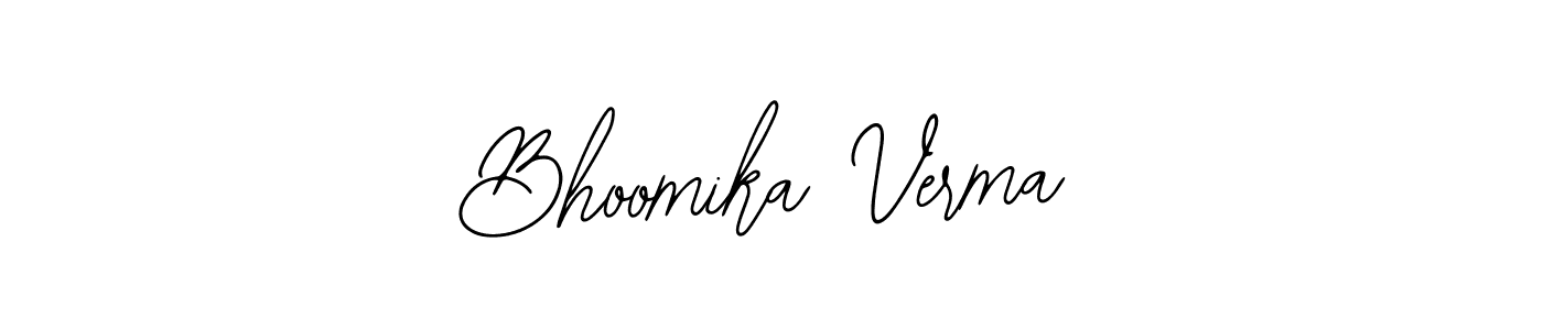 Also we have Bhoomika Verma name is the best signature style. Create professional handwritten signature collection using Bearetta-2O07w autograph style. Bhoomika Verma signature style 12 images and pictures png